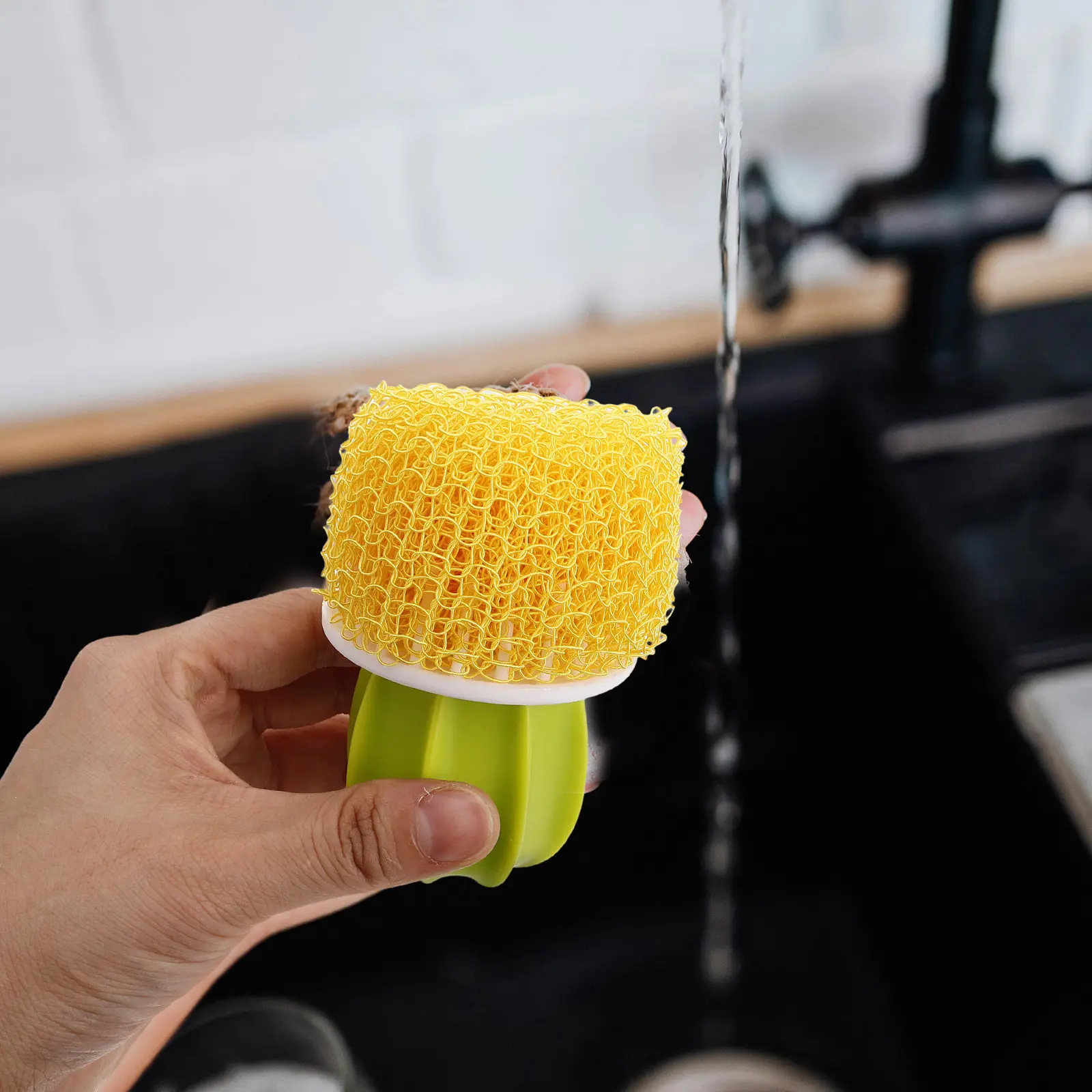 

1Set Cute Cactus Design Dish Brush Set Multifunctional Kitchen Cleaning Tool for Dishes Pots Plants Efficient Scrubbing Dish