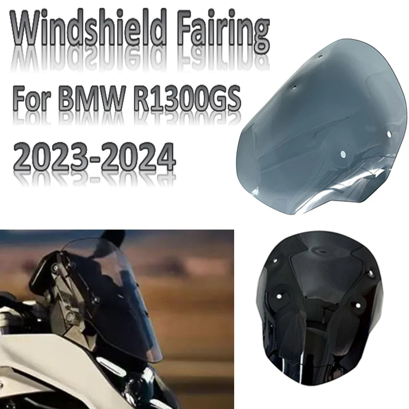 

For BMW R1300GS 2023-2024 Motorcycle Windscreen Windshield Wind Deflector Flyscreen