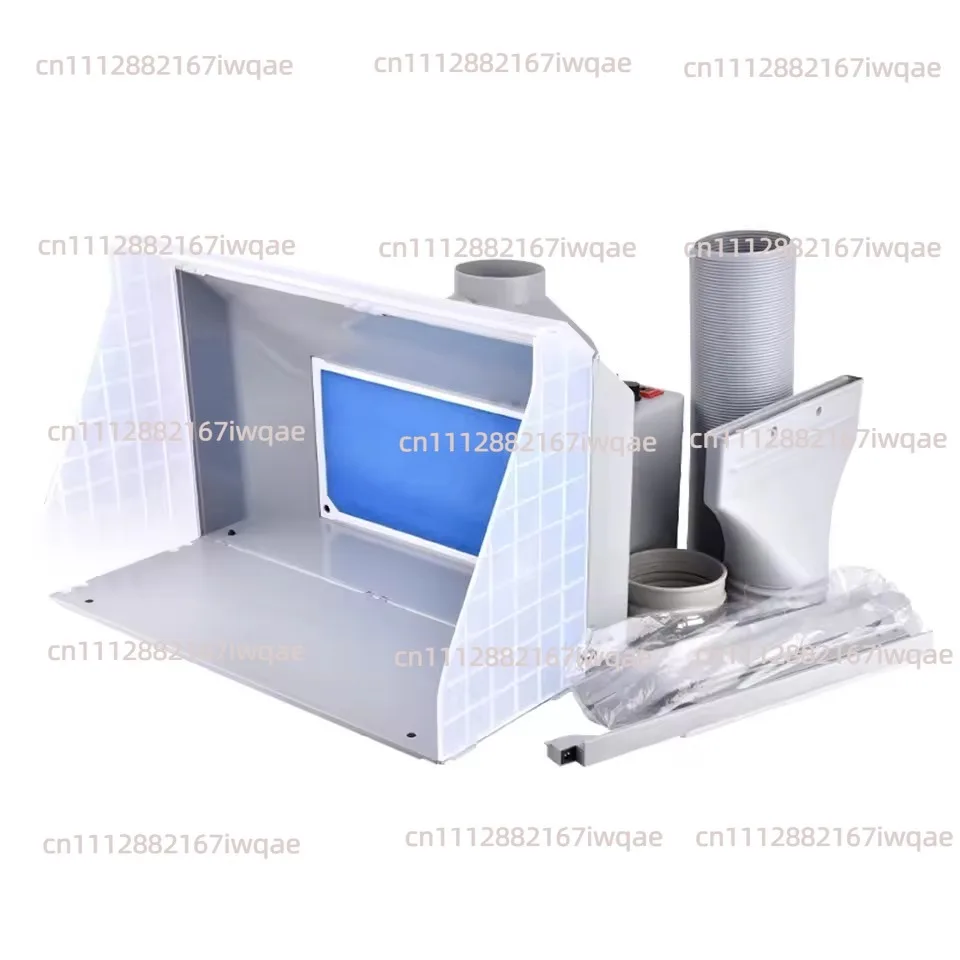 Paint Booth Exhaust Fan with Filter Spray Paint Fume Extractor 220V Fresh Air Circulation