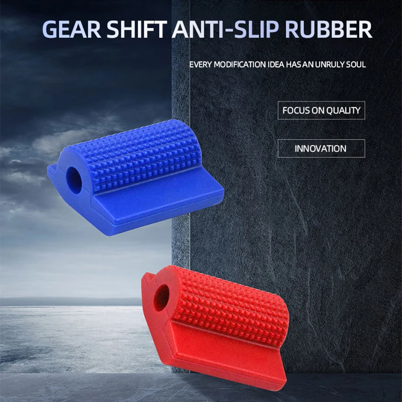 1/2pcs Motorcycle Shift Gear Lever Pedal Rubber Cover Shoe Protector Foot Peg Toe Gel for Kawasaki Honda Yamaha Moto Accessories