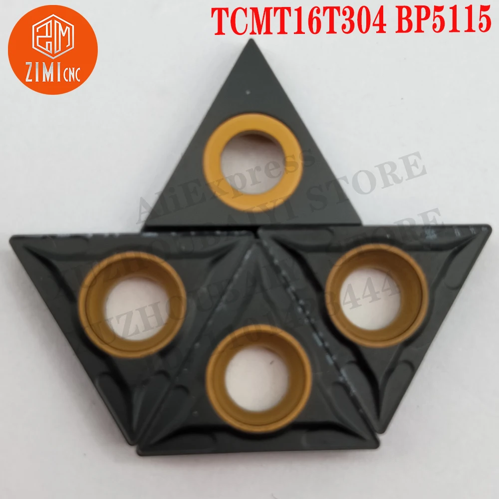 TCMT16T304 BP5115 TCMT Turning Tool Carbide Insert TCMT Lathe Cutter Tool Blade CNC tool metal lathe mechanical Carbide Insert