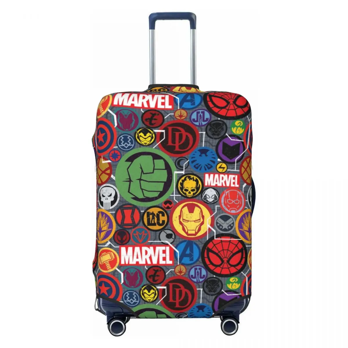 

Custom Cartoon Superhero Spiderman Luggage Cover Fashion Suitcase Protector Covers Suit For 18-32 inch