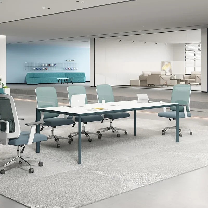 Office furniture desk conference table Long table simple modern small negotiation meeting room workbench Office table and chair