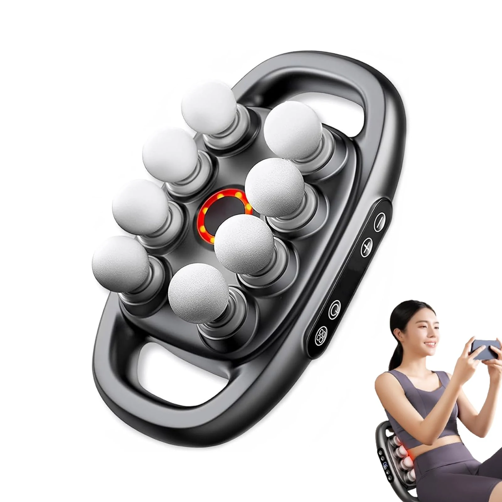 

Набор массажных пистолетов для головы 8/16 с 30-интенсивным электрическим массажером для мышц всего тела, ударный массажер для ног, спины, рук, талии