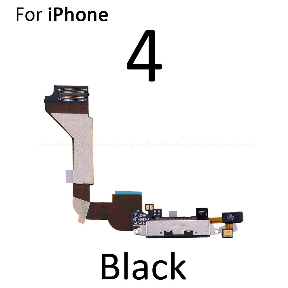 Bottom Charger Port Dock For iPhone 5 5S 5C 4 4S USB Plug Charging Connector With Microphone Headphone Audio Jack Flex Cable