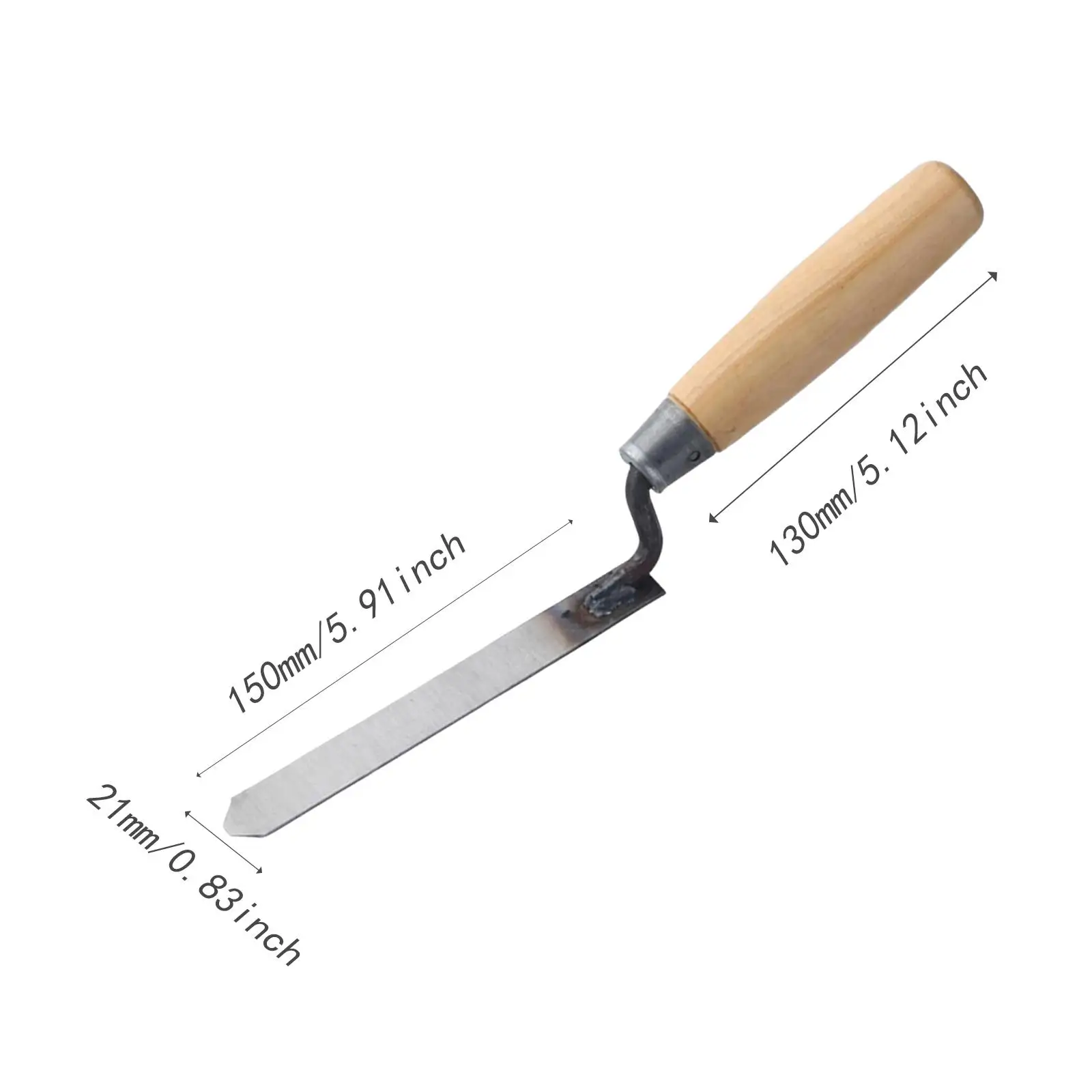 Alat Tangan DIY Perlengkapan Gagang Kayu Ringan Alat Penyambung Bata untuk Perbaikan Kamar Mandi Rumah Pekerjaan Bata