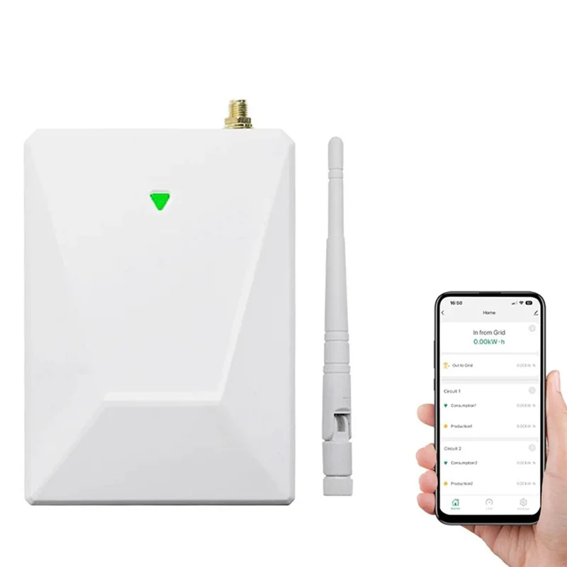 

New!Tuya Wifi Multi-Circuit 5 Channels Bi-Directional Power Energy Kwh Meter Monitor AC90-480V With 5PCS CT Clamps