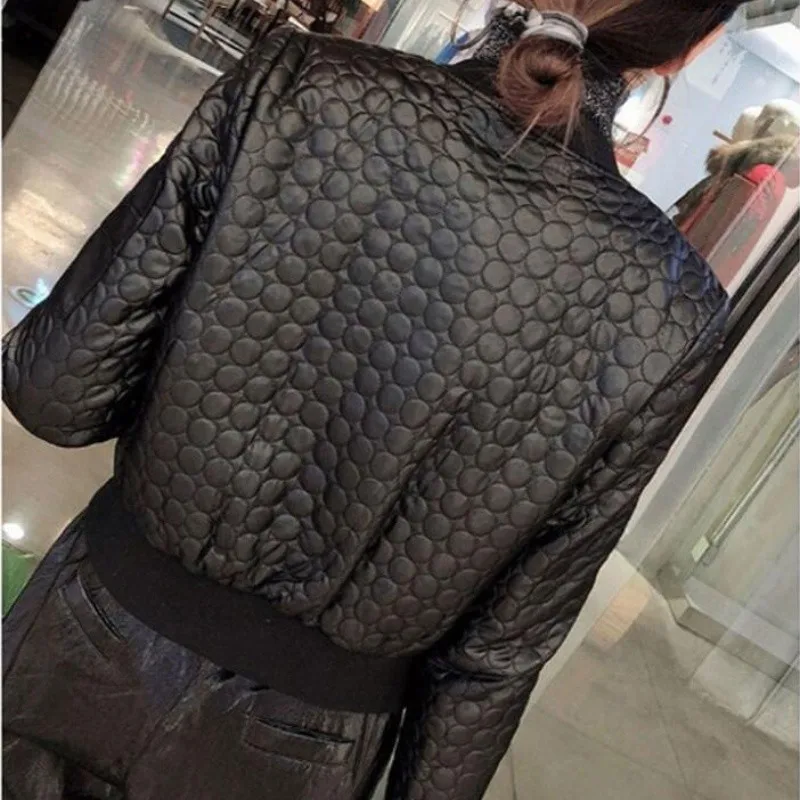 Primavera nuova 2025 giacca casual da donna in ecopelle giacche oversize in PU streetwear femminile cappotto da motociclista sottile capispalla con cerniera per ragazza