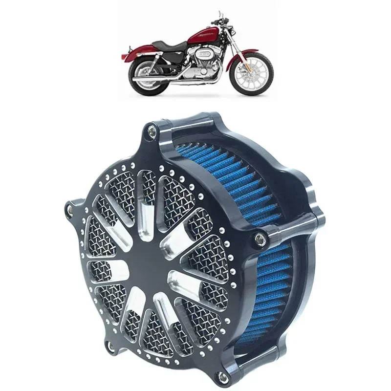 

Воздухоочиститель для Harley Sportster 883 XL 1200 Dyna Softail Touring Road Street Glide Venturi Filter Cnc Система впуска мотоцикла