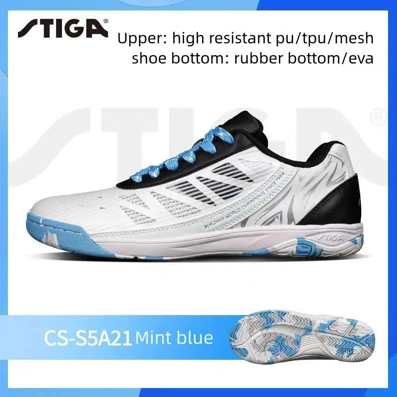 

STIGA Table Tennis Shoes - Lightweight, Non Slip Stable Suppor