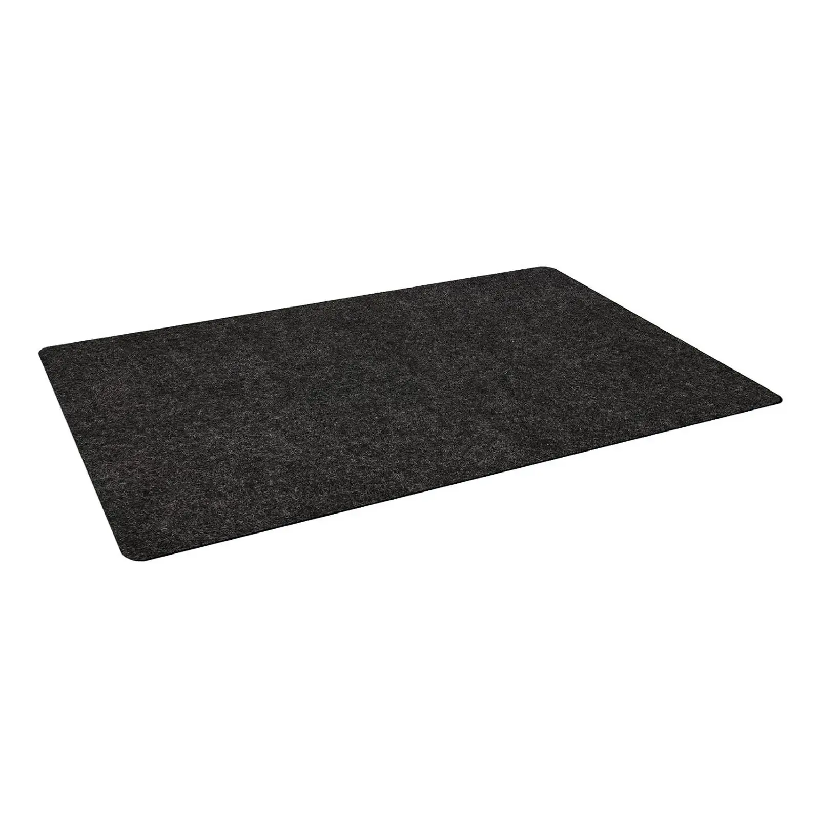 Heavy Duty Golf Cart Parking Mat Rubber Backing Garage Floor Oil Absorbent Maintenance Repair Protection Mat