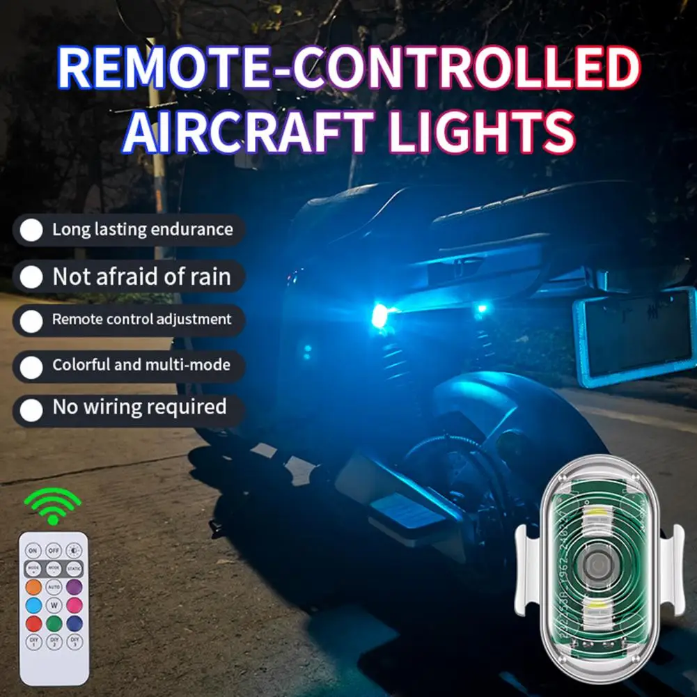 Waterproof Strobe Light Waterproof Wireless Led Strobe Light with Remote Control for Emergency Flashing Multiple Modes