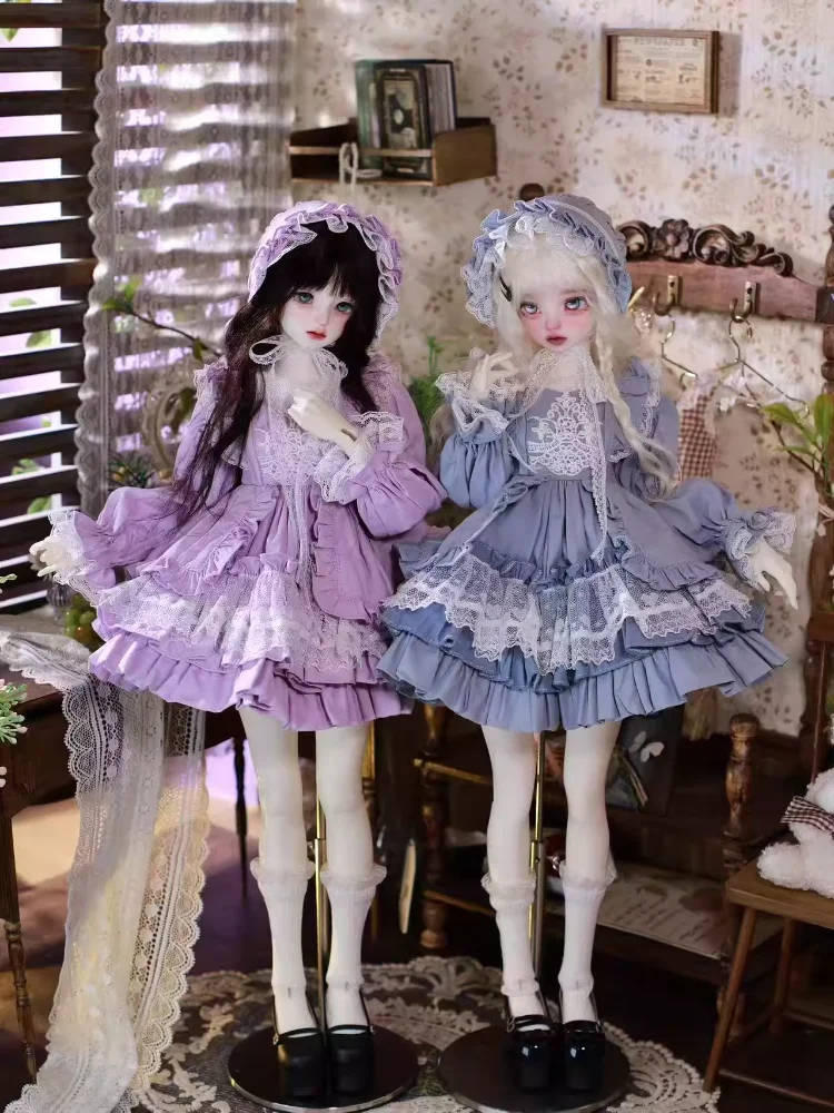 

1/4 BJD Doll Clothes Skirt Socks Hat Set For MSD MDD Doll Accessories Dress Up Gift Diy Clothes(Only Clothes No Doll)