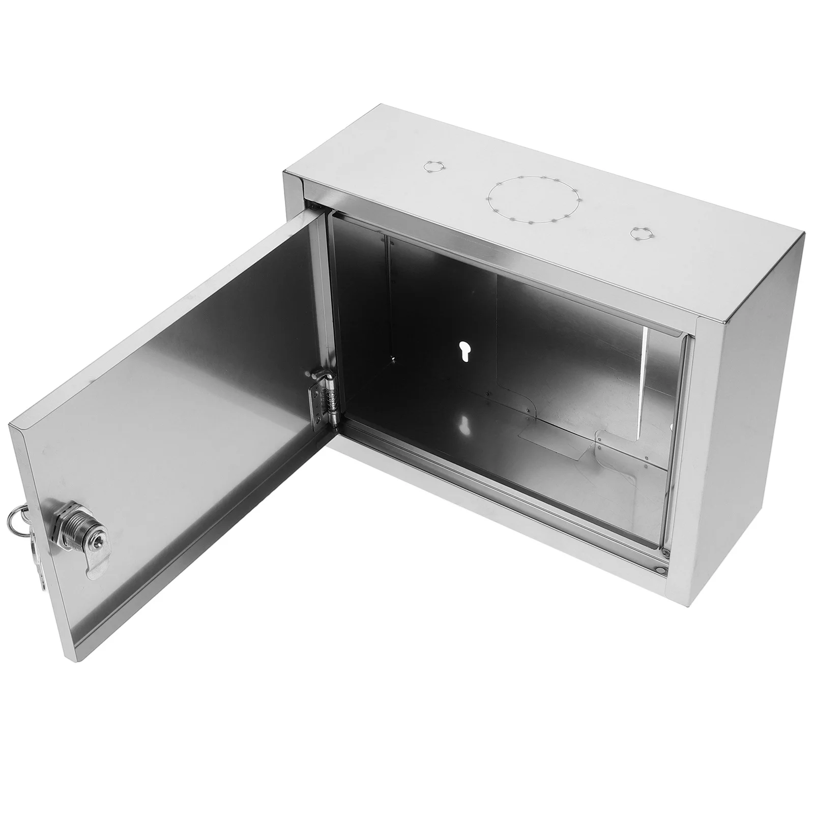 

Wall Mounted Milk Box with Lock Heavy Duty Package Delivery Box for Home Garden Secure Mail and Bottle Storage Weather Resistant