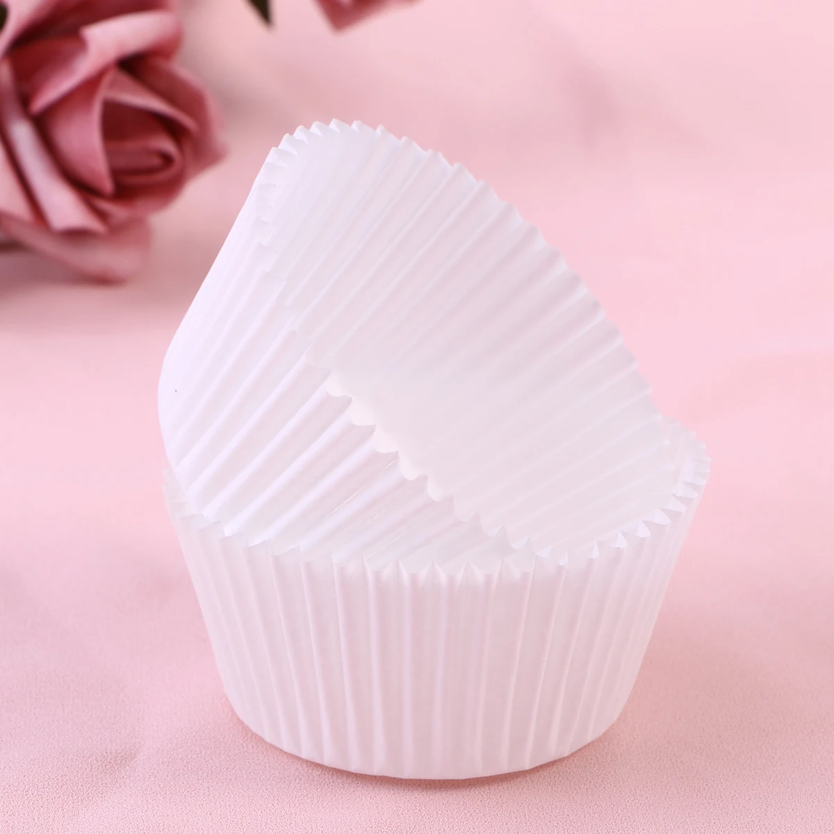 

200 PCS Cake Cups Household Cupcake Wrapper Muffin Case Liners Baking Grease-proof Paper Wrappers Tray