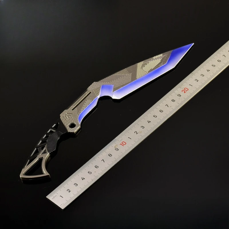 27 cm/10,62 in Arena Breakout Spiel Peripherie Hanxing Messer Waffe Modell Training messer Metall Handwerk Sammeln Ornament Jungen Spielzeug