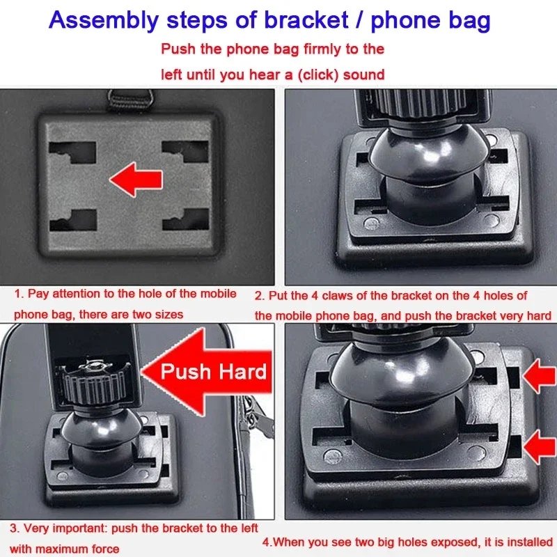 Держатель для телефона на мотоцикле, водонепроницаемый чехол для мотоцикла, велосипеда, подставка на руль, крепление, водонепроницаемая сумка для телефона на скутере, мотоцикле