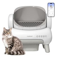 White Neakasa M1 Large Low noise Odor Eliminator App Control Intelligent Electric Self Cleaning Smart Automatic Cat Litter Box