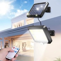 IP65 Waterproof Solar Split Wall Lamp 3 Modes 160COB Motion Sensor Garden Street Light Solar charging Lamp Garden Security Light