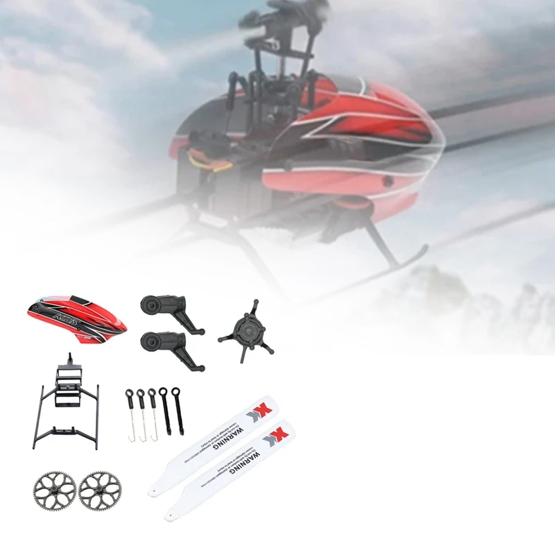 RC Helicopter Atualizar Peças Set, Wltoys XK K110S