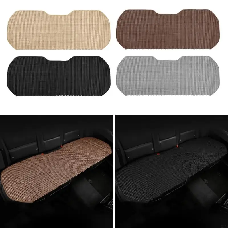 

Cooling Car Pad Ice Silk Rear Benches Cover Not Slip Surfaces Not Scratch Car Cover 3 Seater for Vehicles X37F