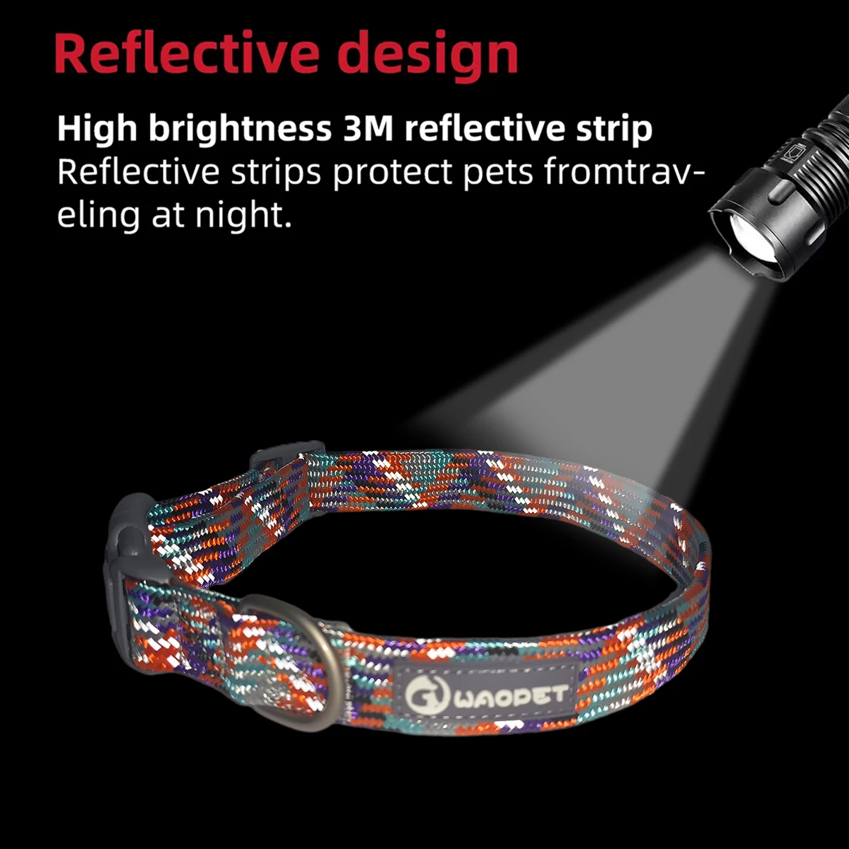 Leinen- und Halsband-Set für kleine, mittelgroße und große Hunde, Haustier, französische Bulldogge, Chihuahua, Mops, Outdoor-Walking, Leinenhalsband, Leinenzubehör – Detail 5