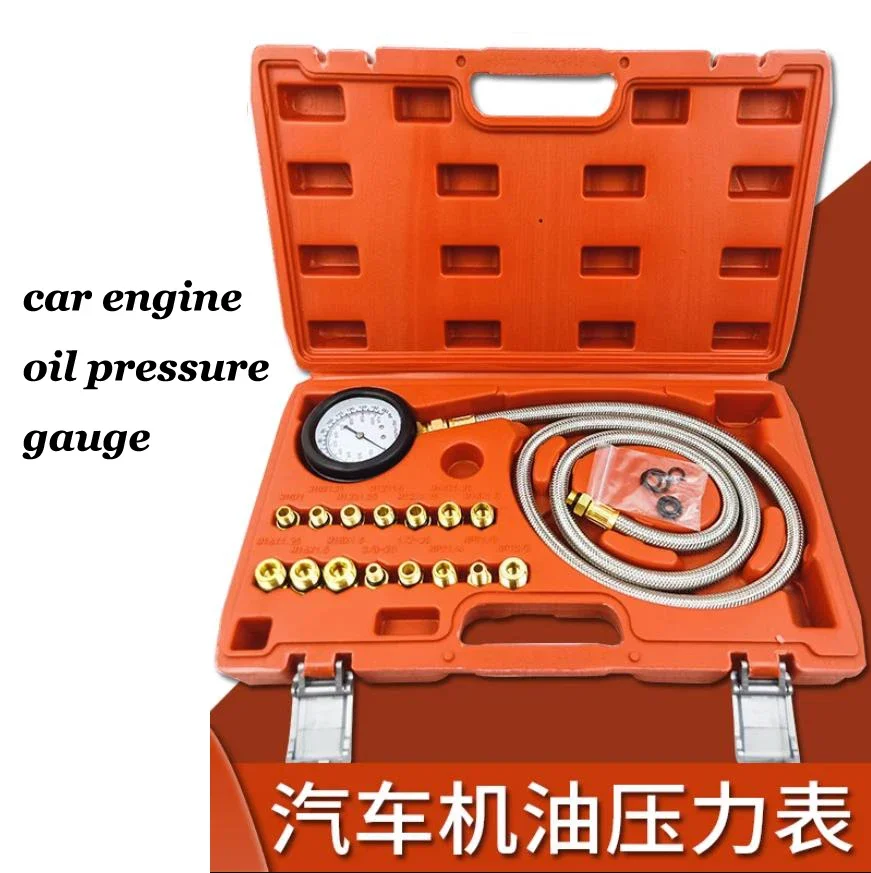 Car Tester Oil Pressure Test Sensor Kit Diagnostics Tools Quick Coupling Warning Device Vehicles Engine Oil Pressure Test Kit