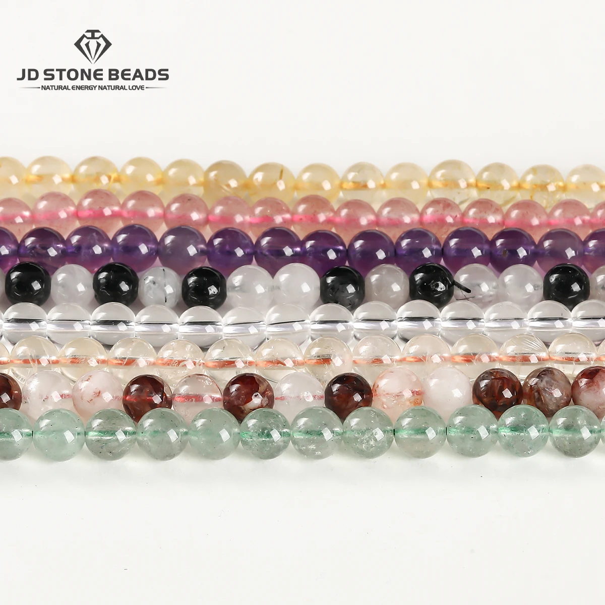 Wholesale Natural Tiger Eye Stone Agate Quartz Bead Round Loose Spacer Beads for Jewelry Making DIY Necklace Bracelet Accessory
