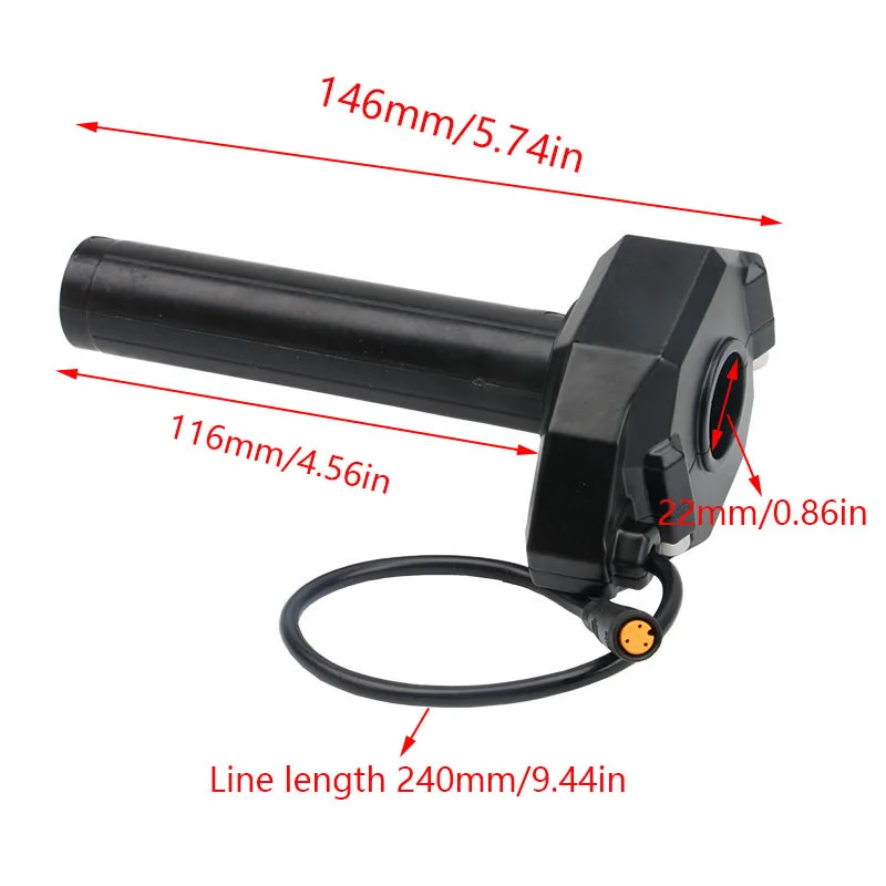 Motorcycles Ebike Full Twist Throttle 3 Pin Style Throttle Grip For Sur Ron S X Sur-Ron S Surron X