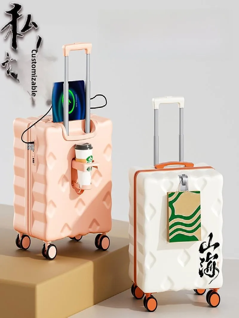 small-20-inch-18-inch-carry-on-suitcase-for-travel-with-password-lock-pull-rod-male-and-female-models-airline-approved-luggage