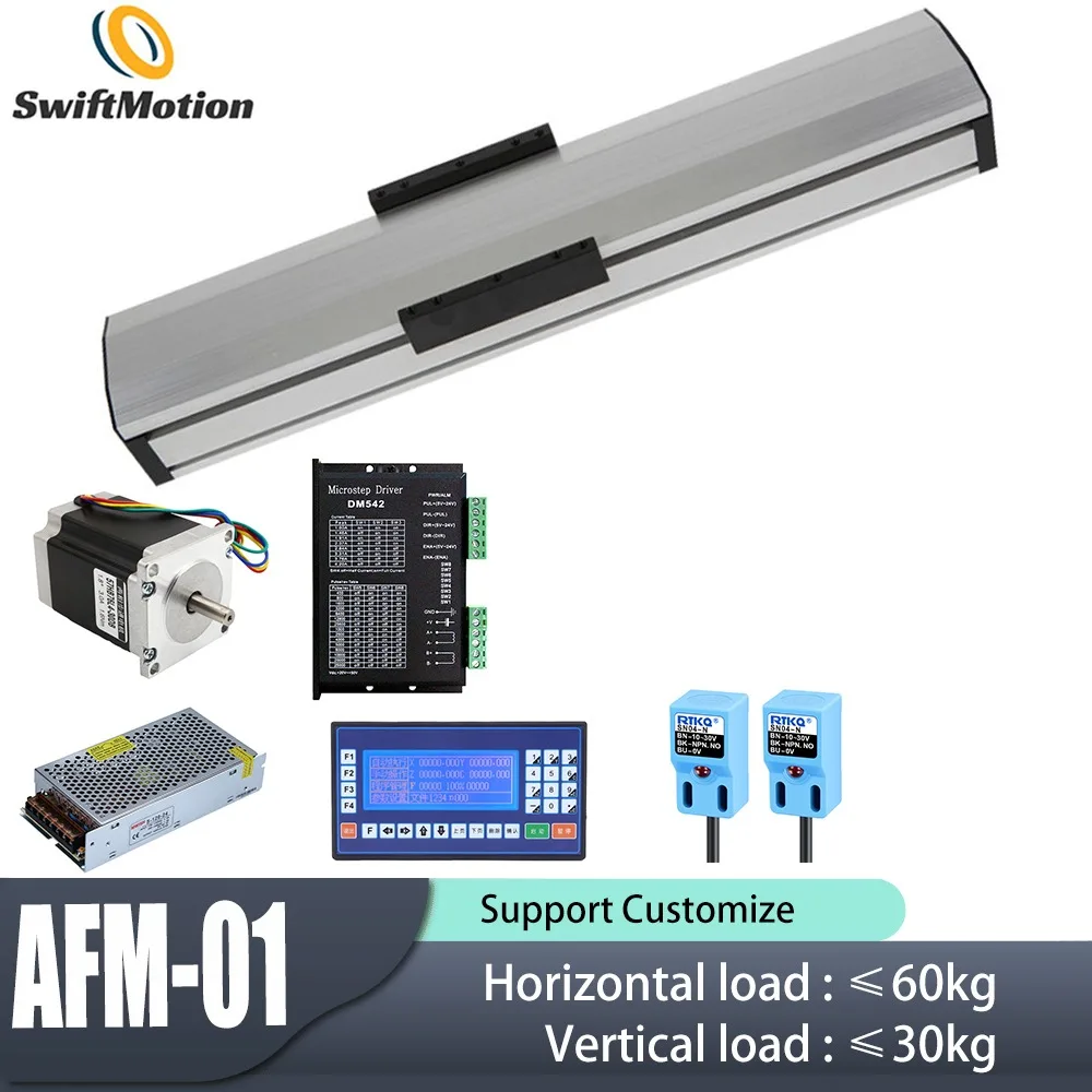 

Dual Linear Rail Sealed Dustproof Ball Screw Slide Precision Linear Electric Screw Slide Rail Transmission Cross Module