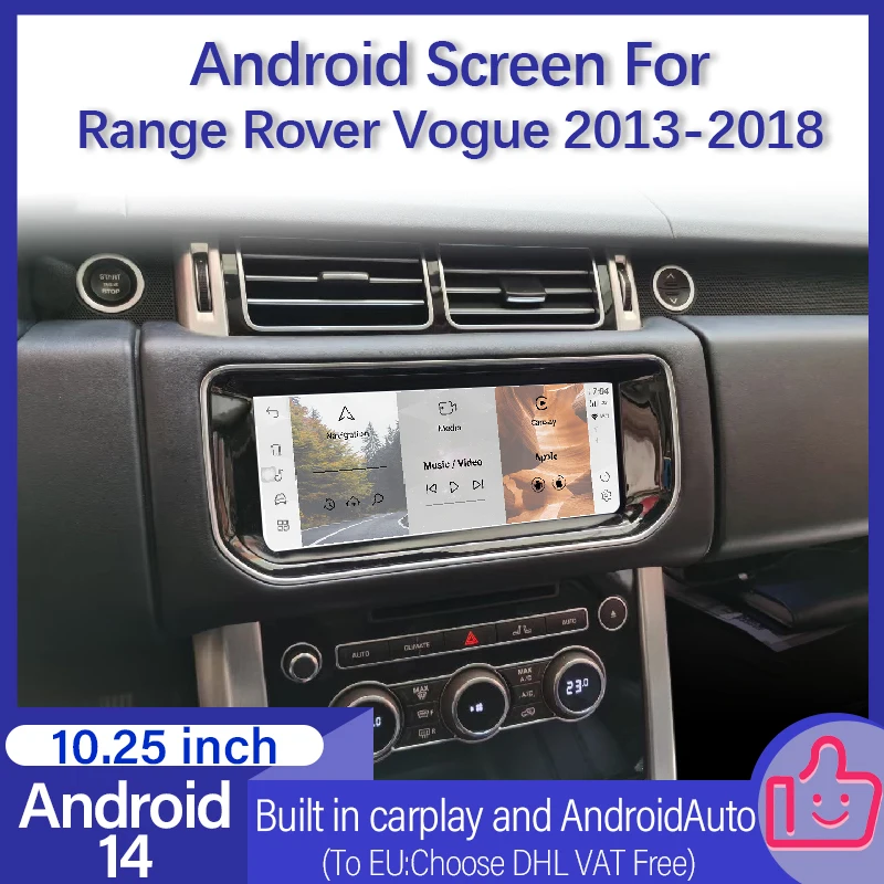 

Car Radio Player GPS Navi For Land Rover Range Rover vogue Android 14 128G Wireless Carplay Auto Navigation Multimedia Player