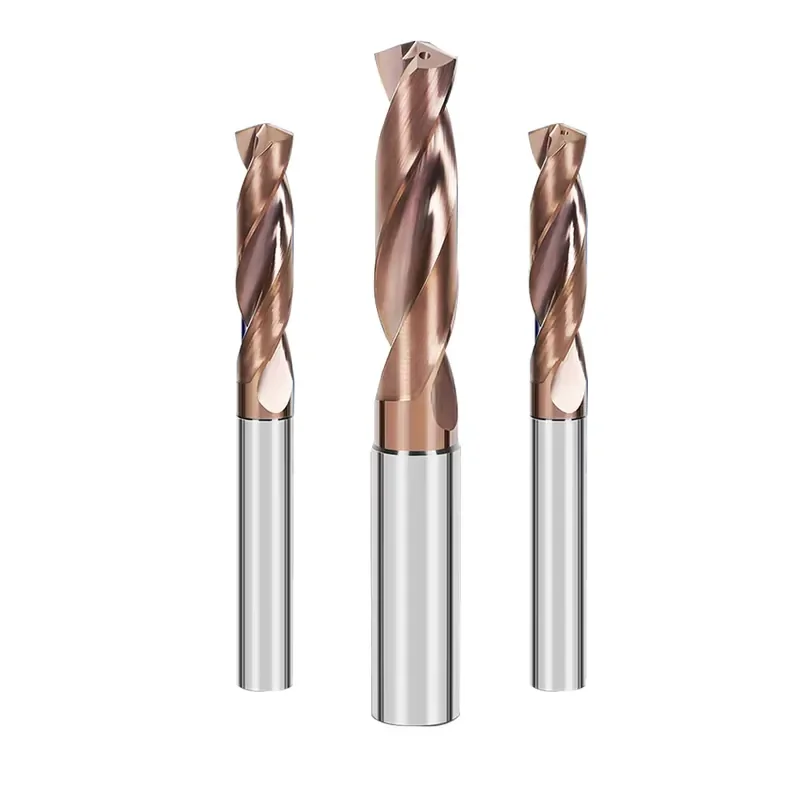 

3D Fixed Shank Internal/External Cooling Drill Bits Solid Carbide Deep Hole Drill Bits for Machining Center SteelStainless