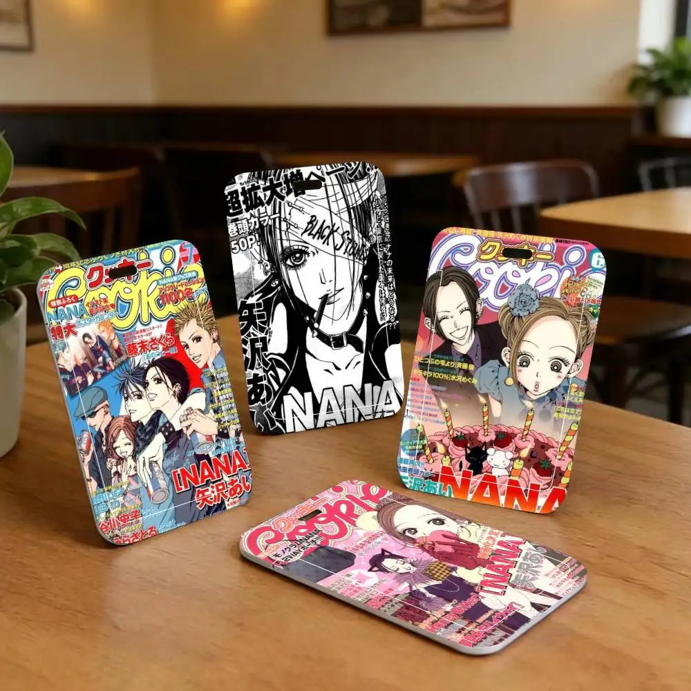 

Держатель для ID-карты в стиле аниме N-NANA, шейный ремешок, подвеска, держатель для бейджа, шнурок для ключей, чехол для рабочего пропуска, подарок