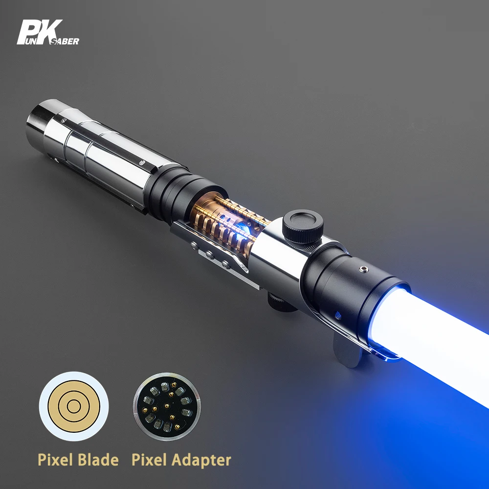 PunkSaber Lightsaber Neopixel Jedi Laser Sword Heavy Dueling Sensitive Smooth Infinite Changing Hitting Sound Light Saber Toys