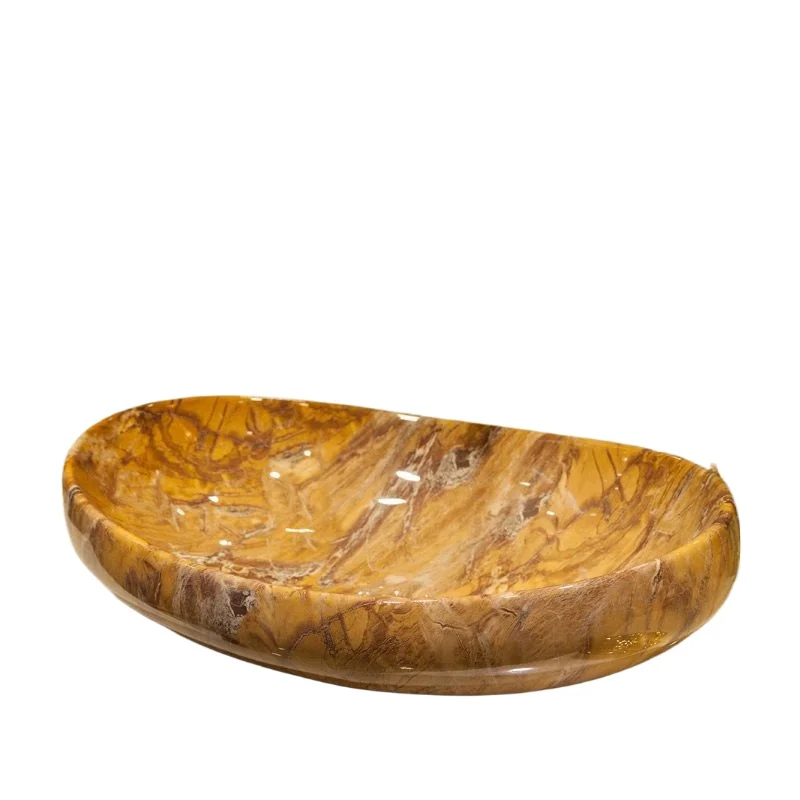 

Yuanbao water transfer ceramic table basin wash basin marble European art basin