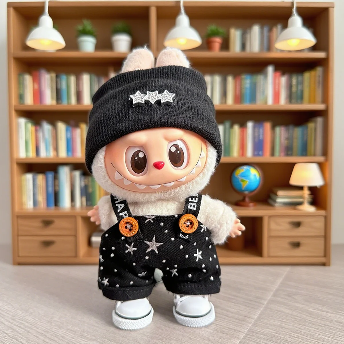 

Cute Plush Mini Doll's Clothing Accessories Clothes for Labubu Clothing Night Sky Star Point Clothing Doll Accessories Gift
