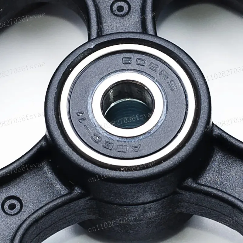 Wheelchair Front Wheel Universal Wheel Plastic Wheel Hub Double Bearing Solid Tire 4 Inch Wheelchair Accessories