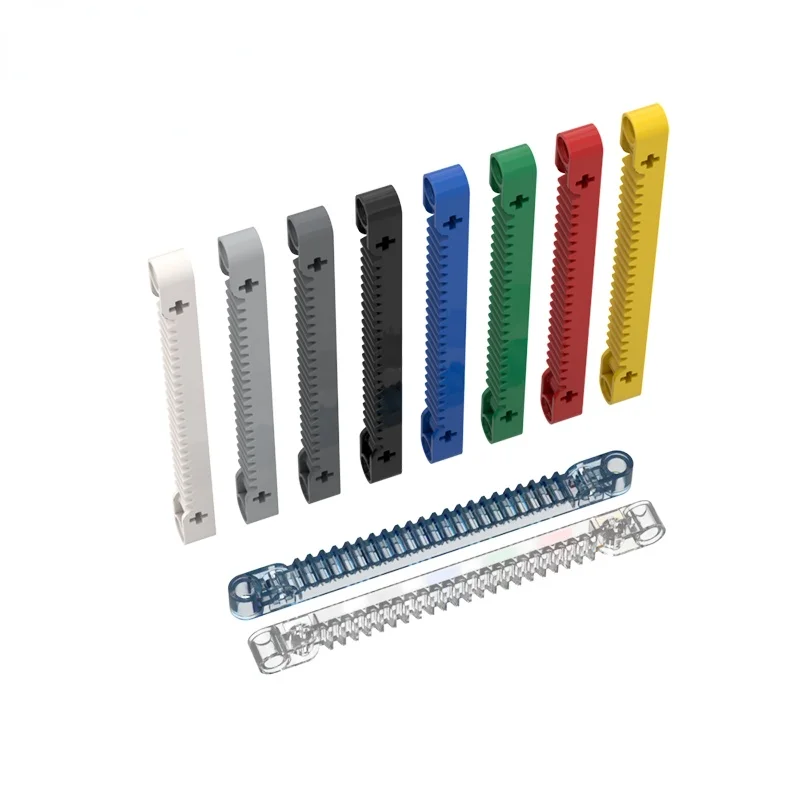 1pc Kompatibel MOC Ziegel Teile 64781 Hohe-Tech Getriebe Rack 1x13 mit Achse und Pin Löcher gebäude Block Partikel DIY Kid Spielzeug Geschenk