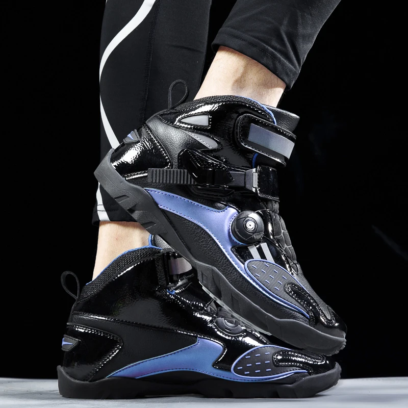 

Anti-slip Winters Sneakers Shoes New Motorcycle Boots Men Women Knight Outdoor Riding Bicycle Mountain Racing Road Speed Autumn