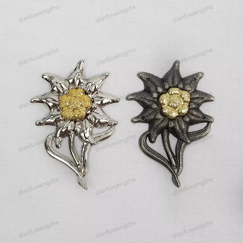 

German Metallic Velvet Hat Emblem