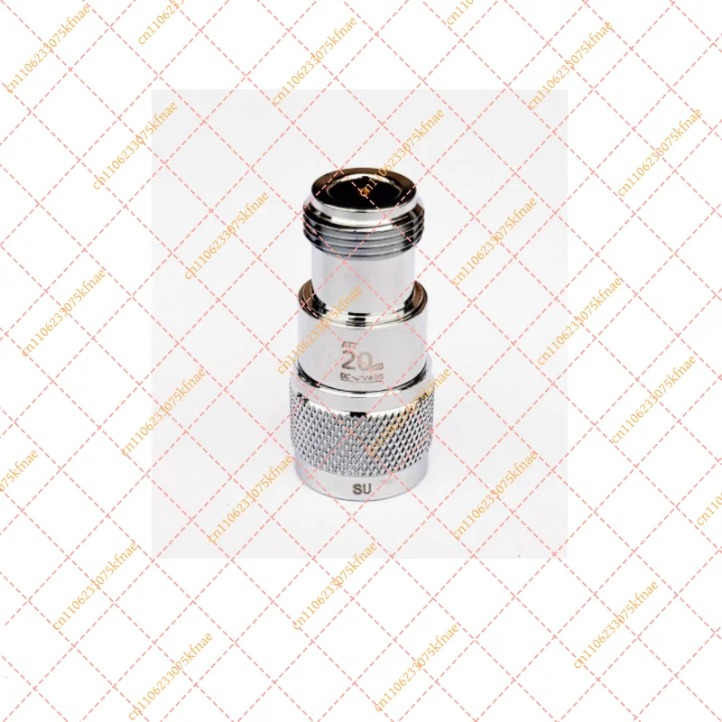 N-Type 5W Fixed Attenuator / 50Ω RF Coaxial Plug (DC-3G/6G/12GHz, 1-60dB) for Antenna Testing & Microwave Transmission