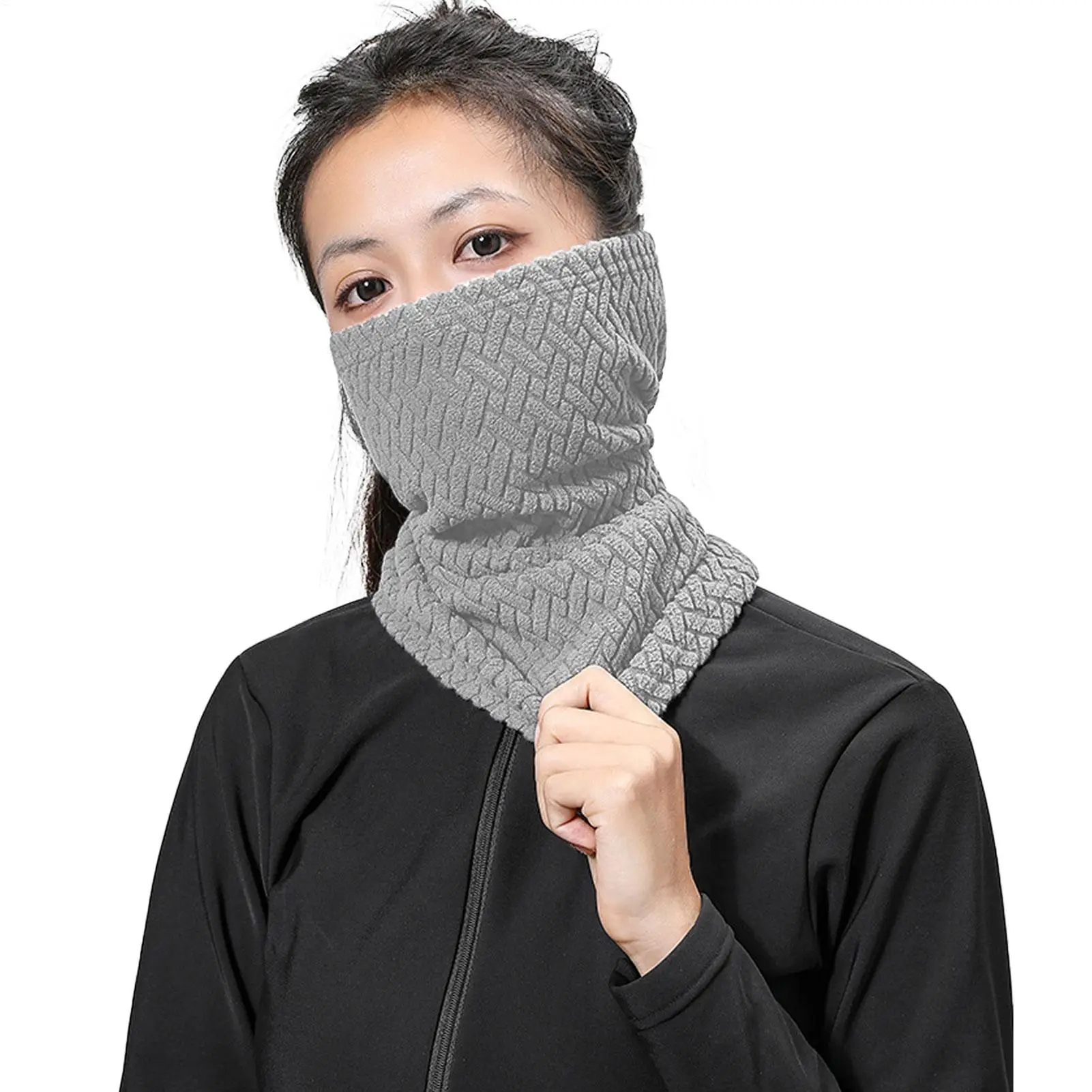 

Теплые гетры для шеи, ветрозащитный шарф, чехол для лица, утолщенные термозащитные гетры для езды на велосипеде, альпинизма, рыбалки, бега, верховой езды