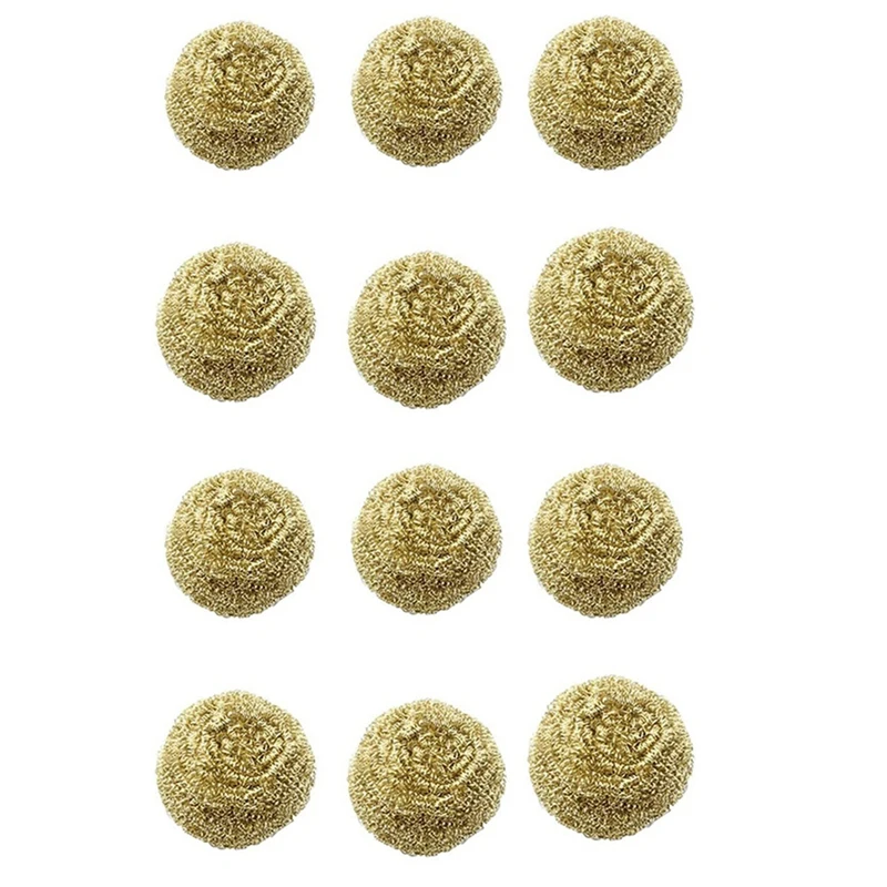 12 Packs Solder Tip Cleaning Brass Wire Replacement Cleaning Copper Wire For Soldering Station Tip Cleaner