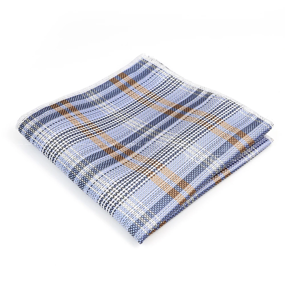 Cashew Flower Polyester Pocket Square for Men