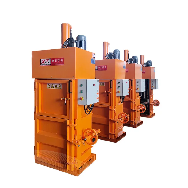 Small Vertical Baler Hydraulic Baling Press Machine For Waste Cartons/Papers/Clothes/Bottles