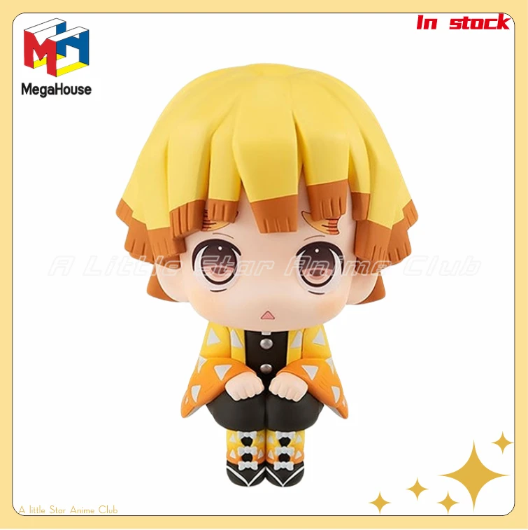 

In Stock Original MegaHouse Look Up Demon Slayer: Kimetsu No Yaiba Agatsuma Zenitsu Anime Figure Model Collection Toys