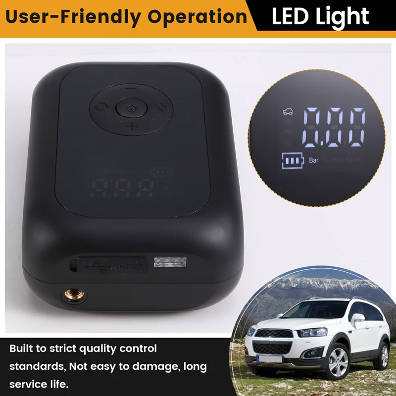 Pompa Udara Mini Pompa Udara Sepeda Listrik Inflator Ban Sepeda Pompa Mini untuk Mobil Sepeda Motor Kompresor Udara Mini