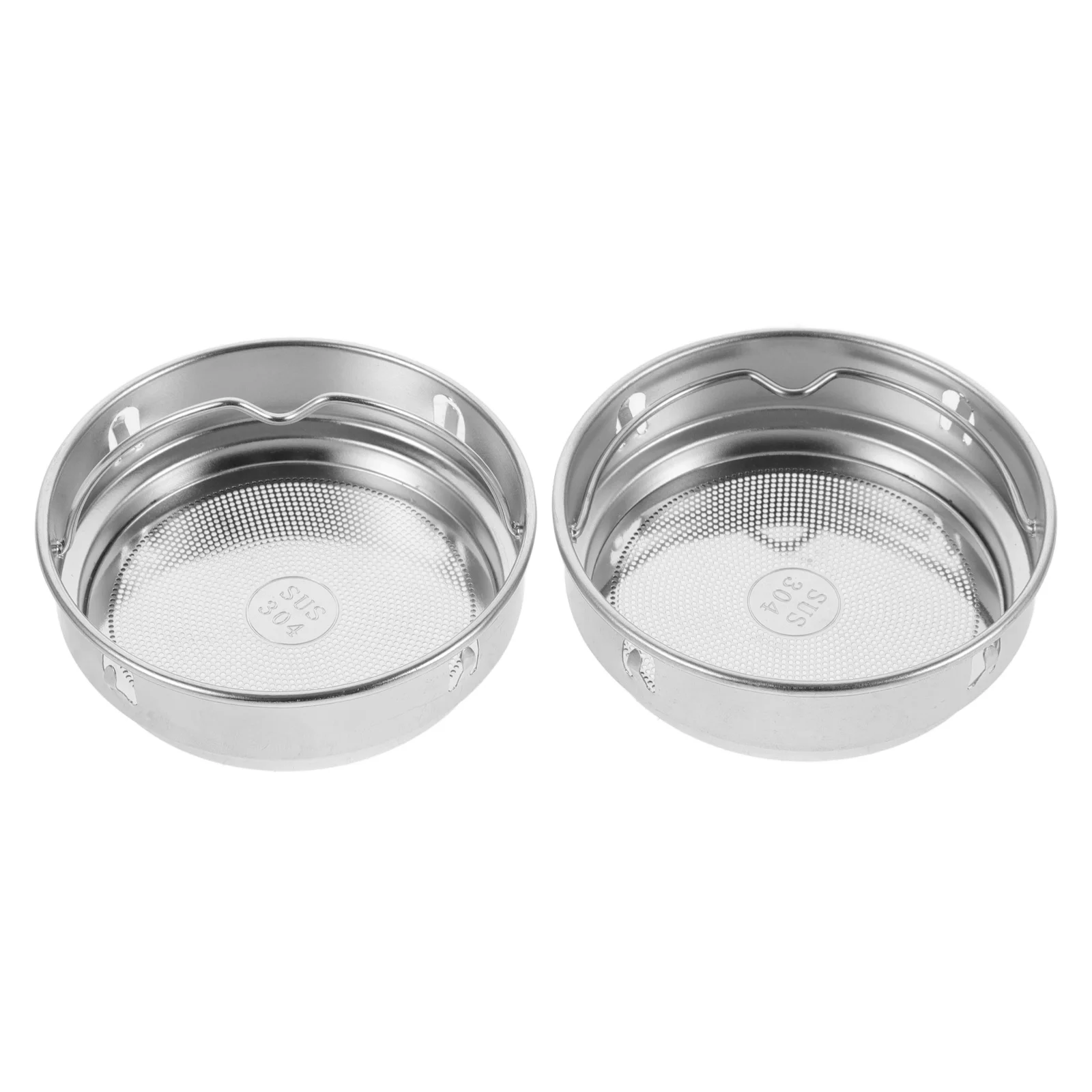 

2pcs Stainless Steel Infuser Mesh Fine Mesh Design Easy Residue Removal Reusable Tea Filter For Bottle Loose Leaf Fruit Tea