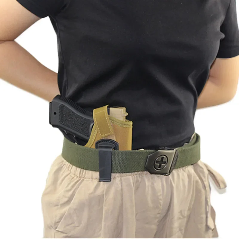 

Кобура для пистолета IWB от скрытого ношения, мягкий материал, мягкий интерьер, подходит для M&P Shield 9 мм.40.45 Auto GL 26 27 29 30 33 42 43 Универсальный